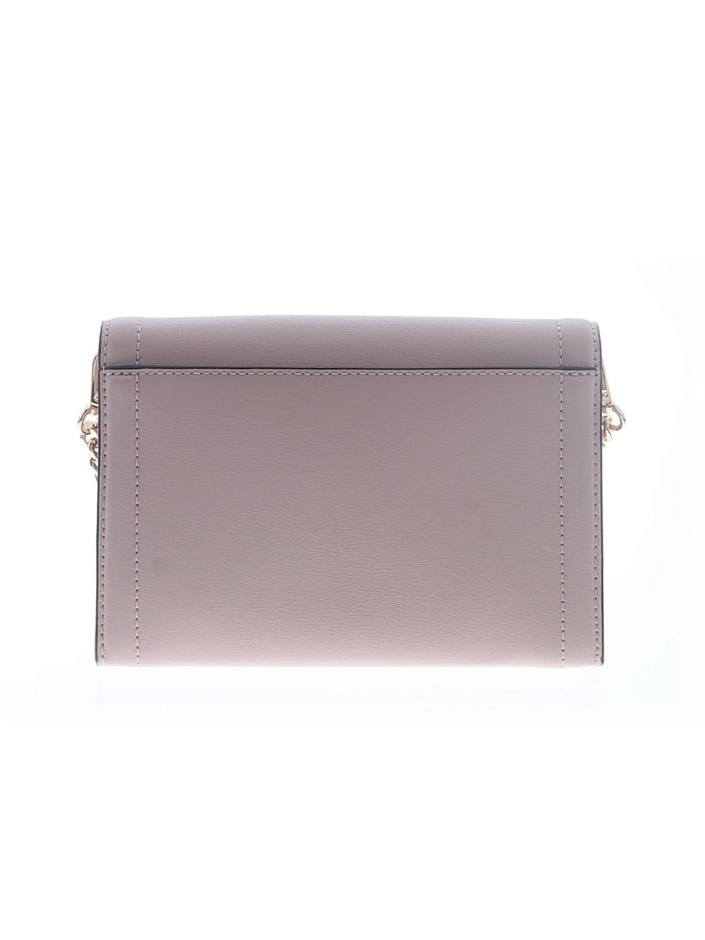 Michael Kors Mauve Leather Envelope Crossbody with Gold Chain - Picture 3 of 4